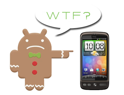 2.3 android desire gingerbread htc update